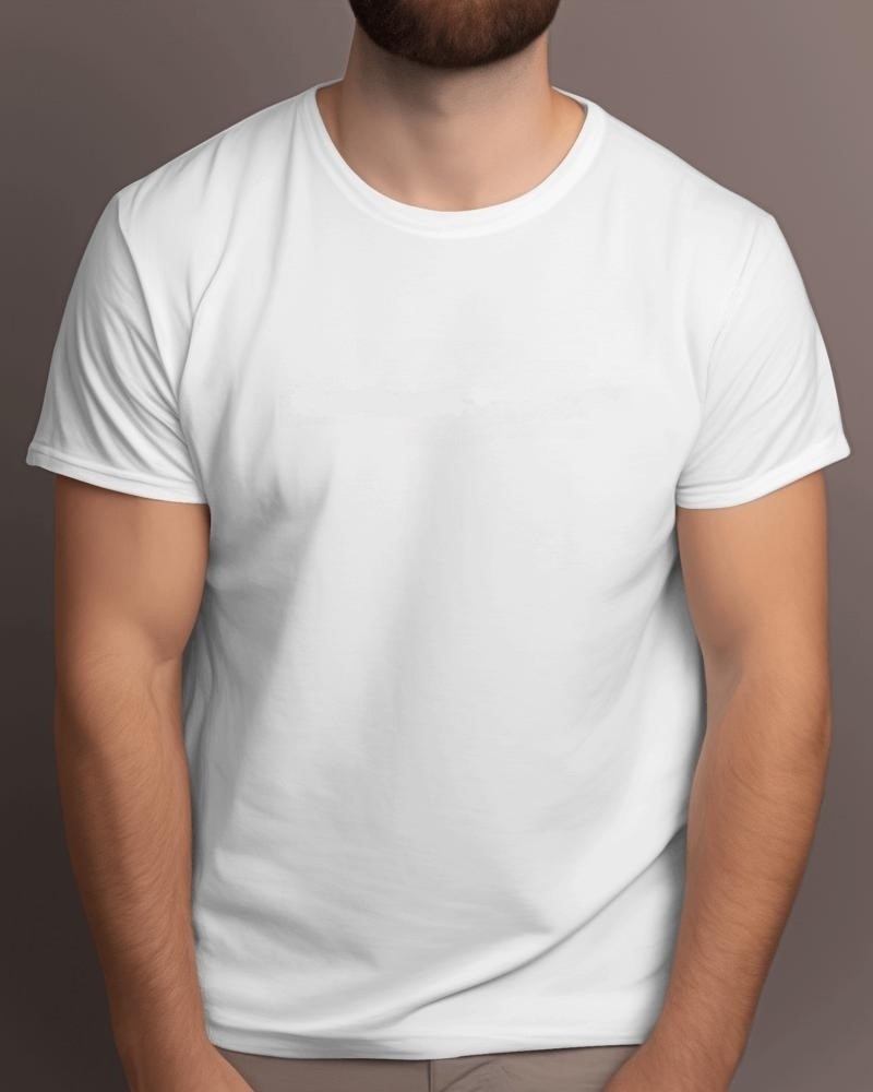 Plain White T-shirt for Men